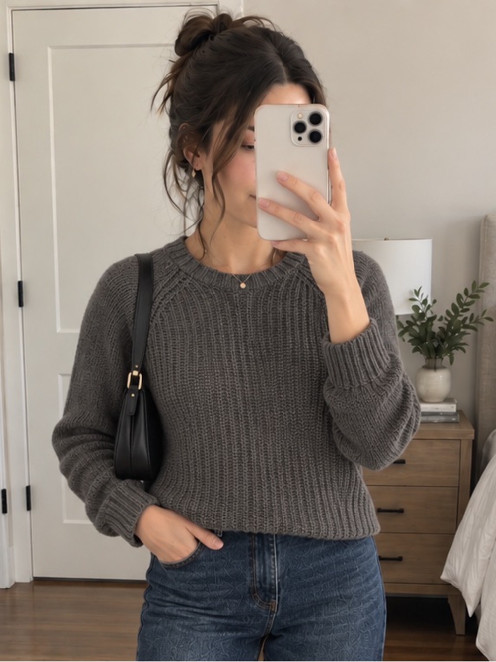 C. Wonder Charcoal Gray Chunky Knit Sweater XXS
